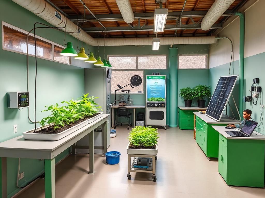 Laboratorio de tecnología verde y agrícola